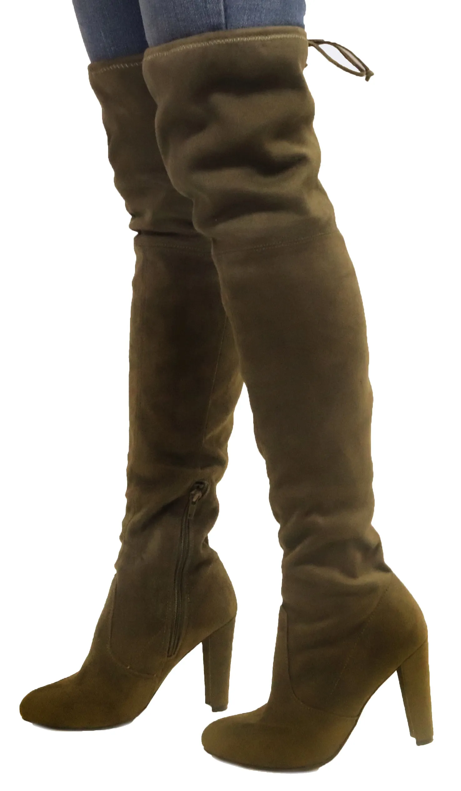 AMAYA-01 Wild Diva Women's Over The Knee Boot