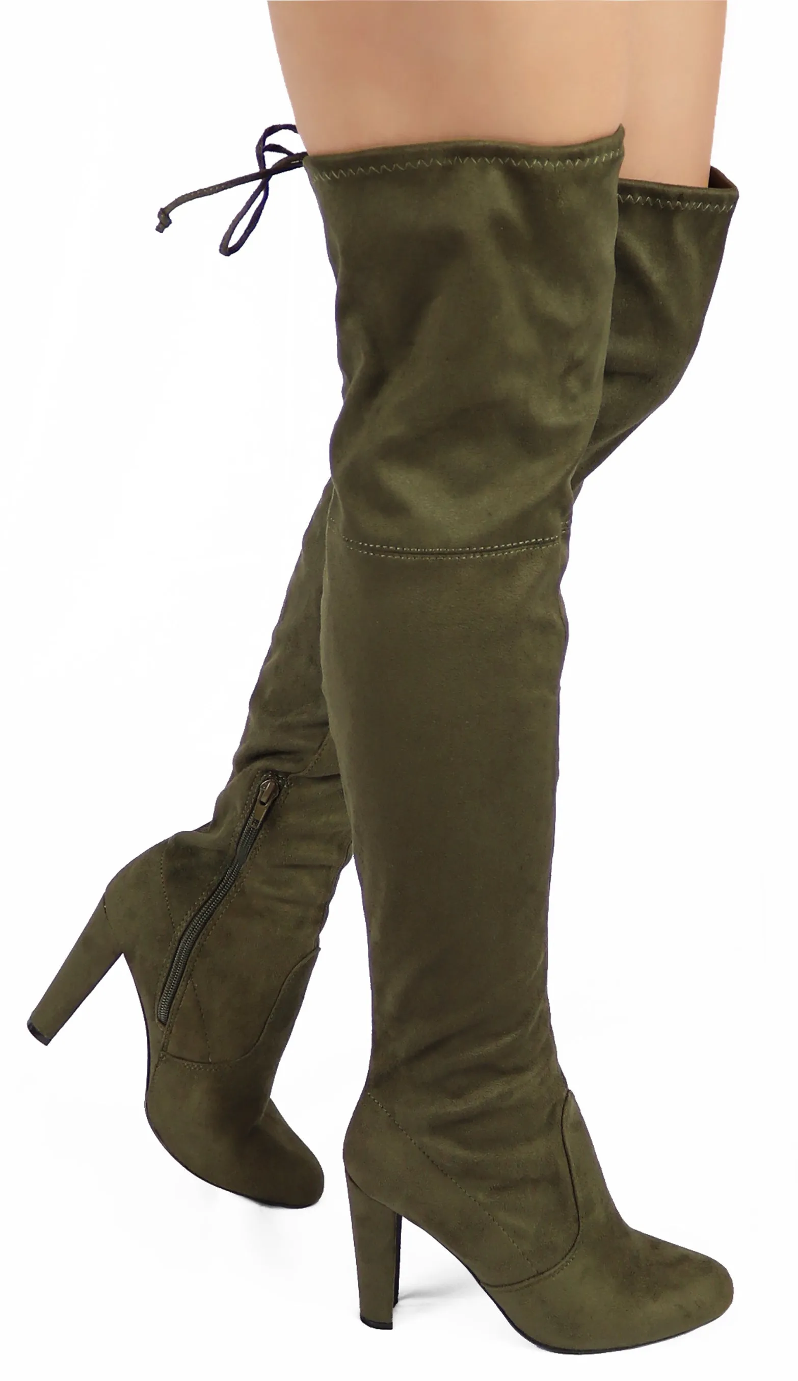 AMAYA-01 Wild Diva Women's Over The Knee Boot