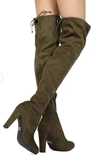 AMAYA-01 Wild Diva Women's Over The Knee Boot