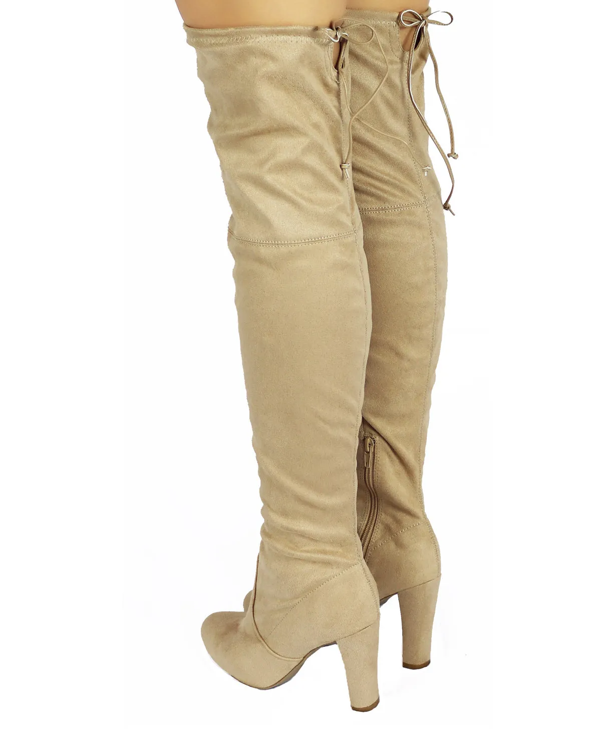AMAYA-01 Wild Diva Women's Over The Knee Boot