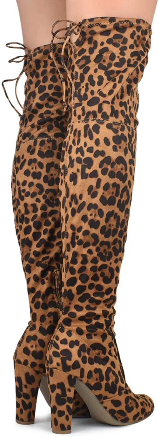 AMAYA-01 Wild Diva Women's Over The Knee Boot