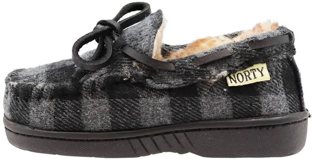 Norty Boys 11-3 Grey Buffalo Slipper 16991